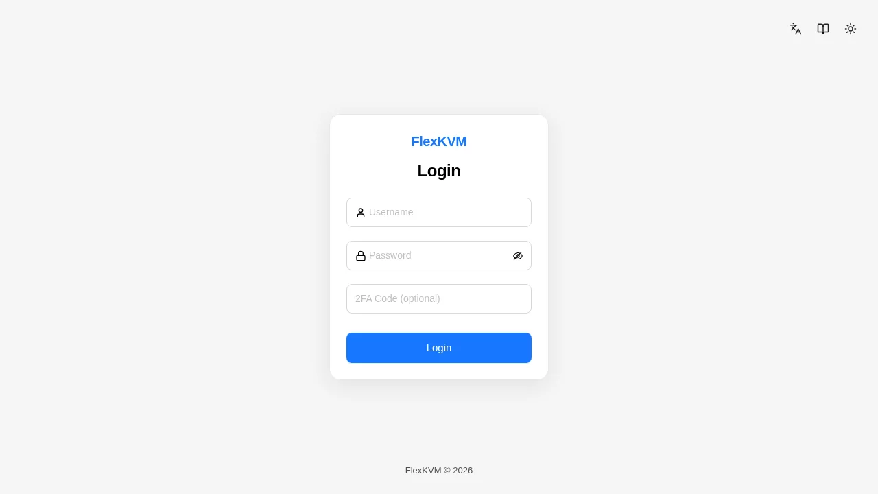 Login Interface