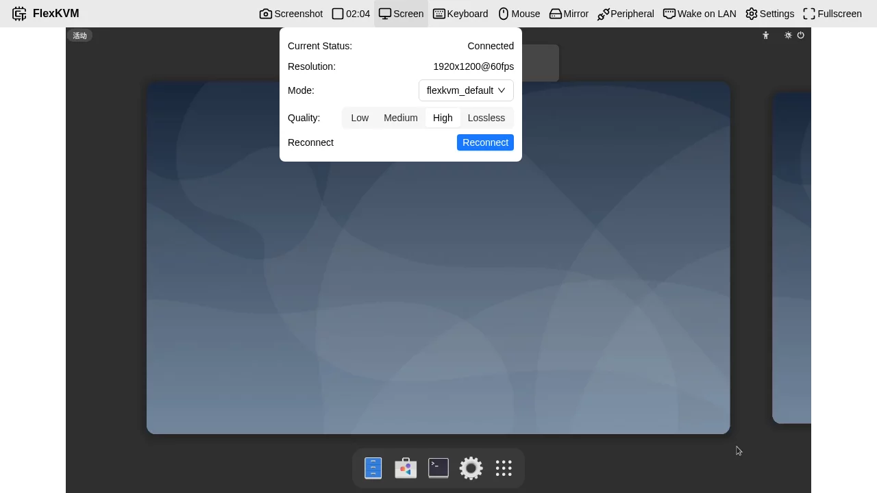 Screen Menu
