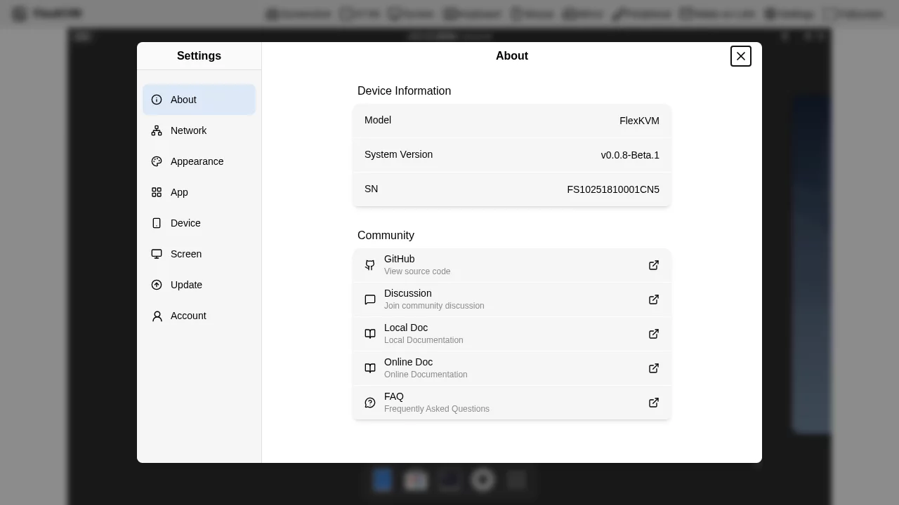 Update Interface